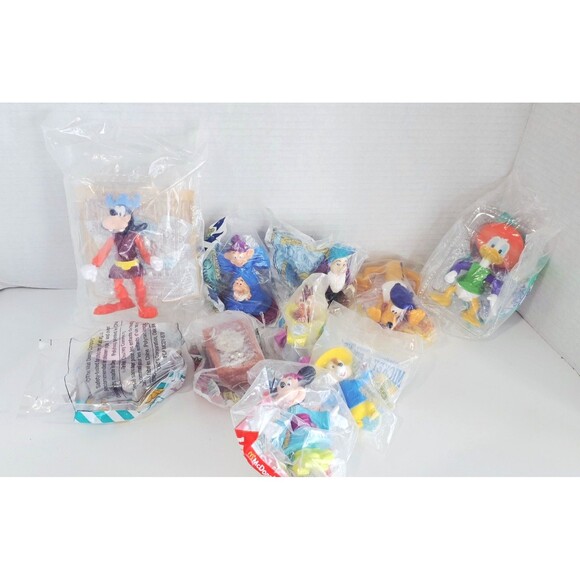 Disney Characters McDonald's Happy Meal Toys Mickey, Snow White, Dumbo Lot of 10 - Picture 1 of 11